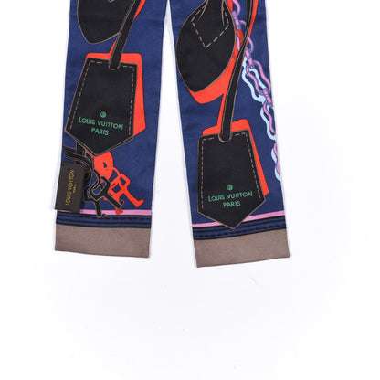 Louis Vuitton Silk Handle Me Bandeau Blue 4 of 4