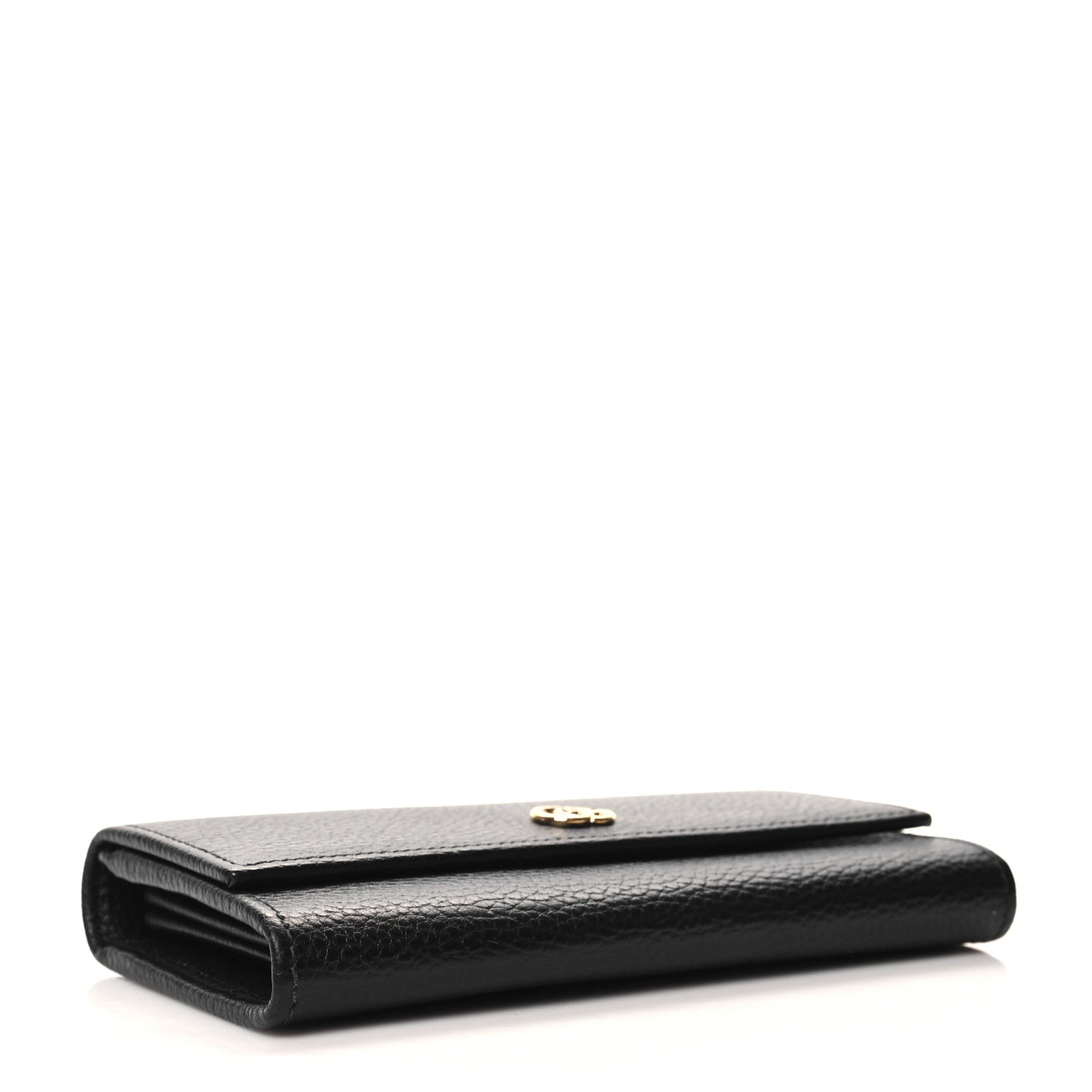 Dollar Calfskin GG Marmont Continental Wallet Black