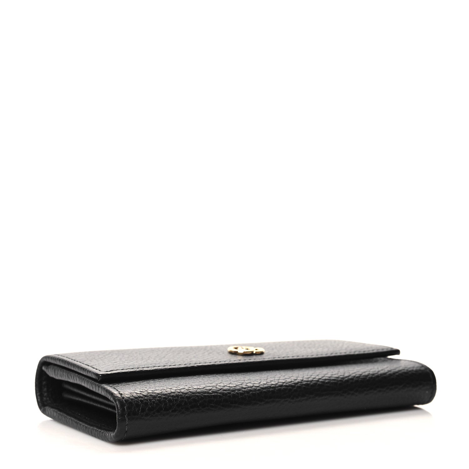 Gucci Dollar Calfskin GG Marmont Continental Wallet Black 4 of 8