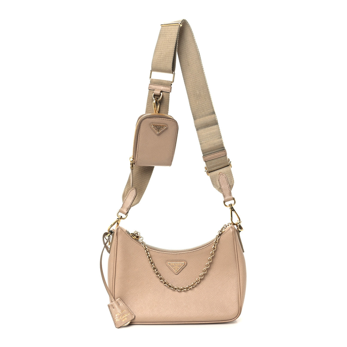 Prada Saffiano Lux Re-Edition 2005 Shoulder Bag Cammeo 1 of 9