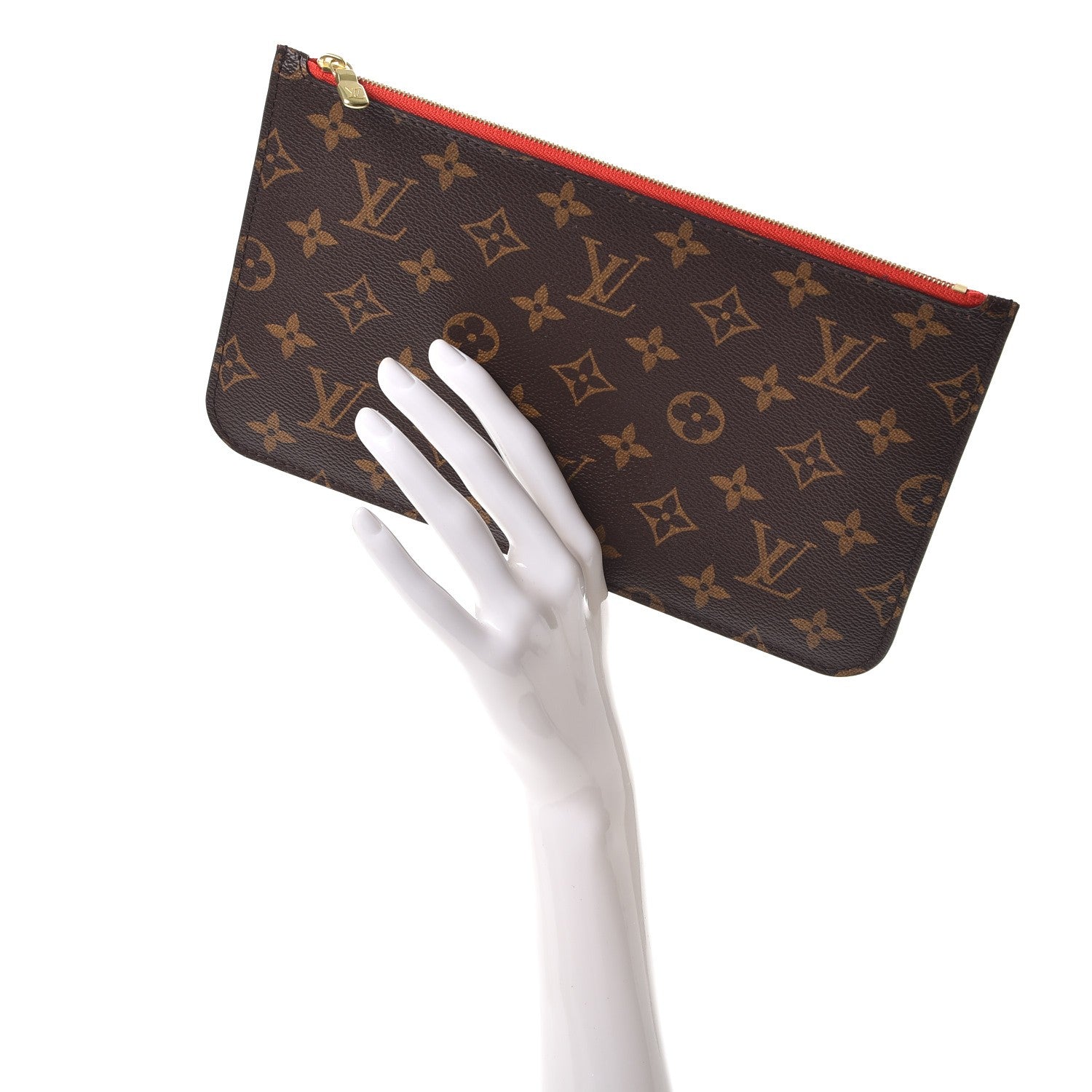 Louis Vuitton Monogram Neverfull MM GM Pochette Cherry 2 of 7