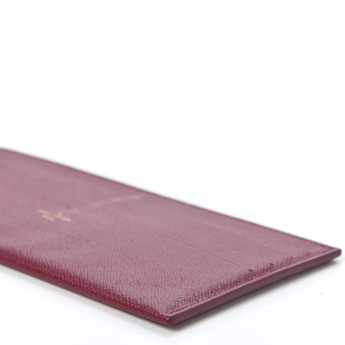 Calfskin Felicie Card Holder Insert Fuchsia