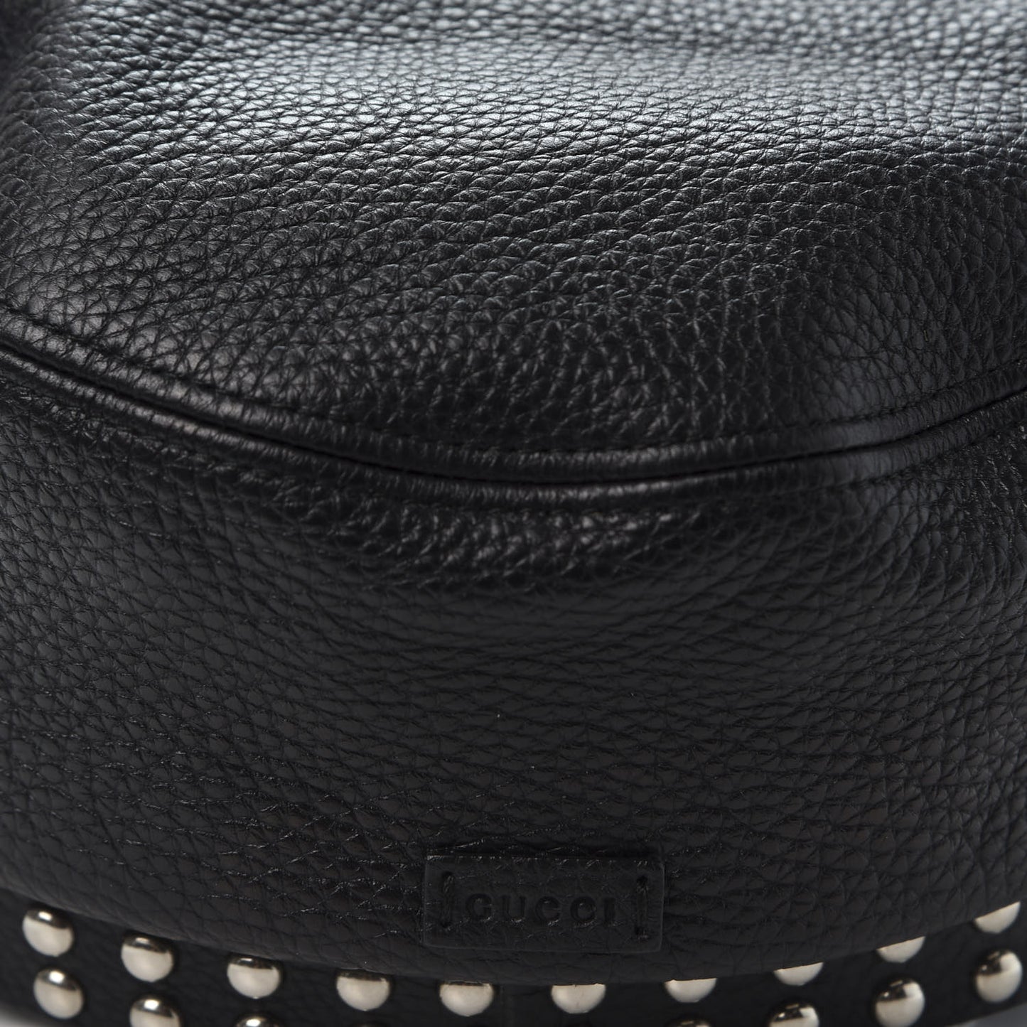 Calfskin Studded Cellarius Hat L Black