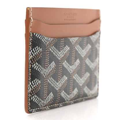 Goyard Goyardine Saint Sulpice Card Holder Black Gold 3 of 8