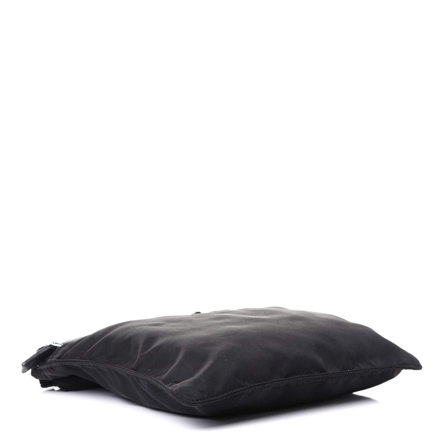 Prada Nylon Vela Flat Messenger Bag Black 3 of 5