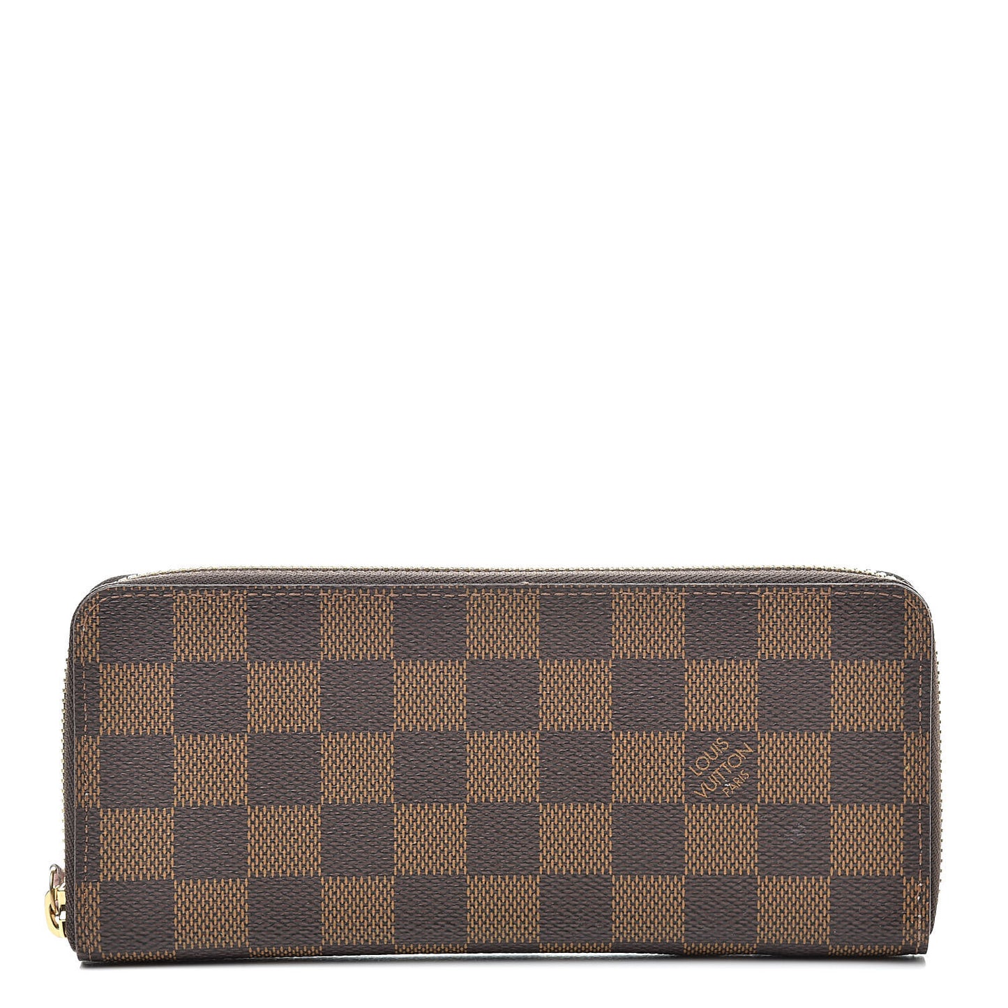 Damier Ebene Clemence Wallet Rose Ballerine