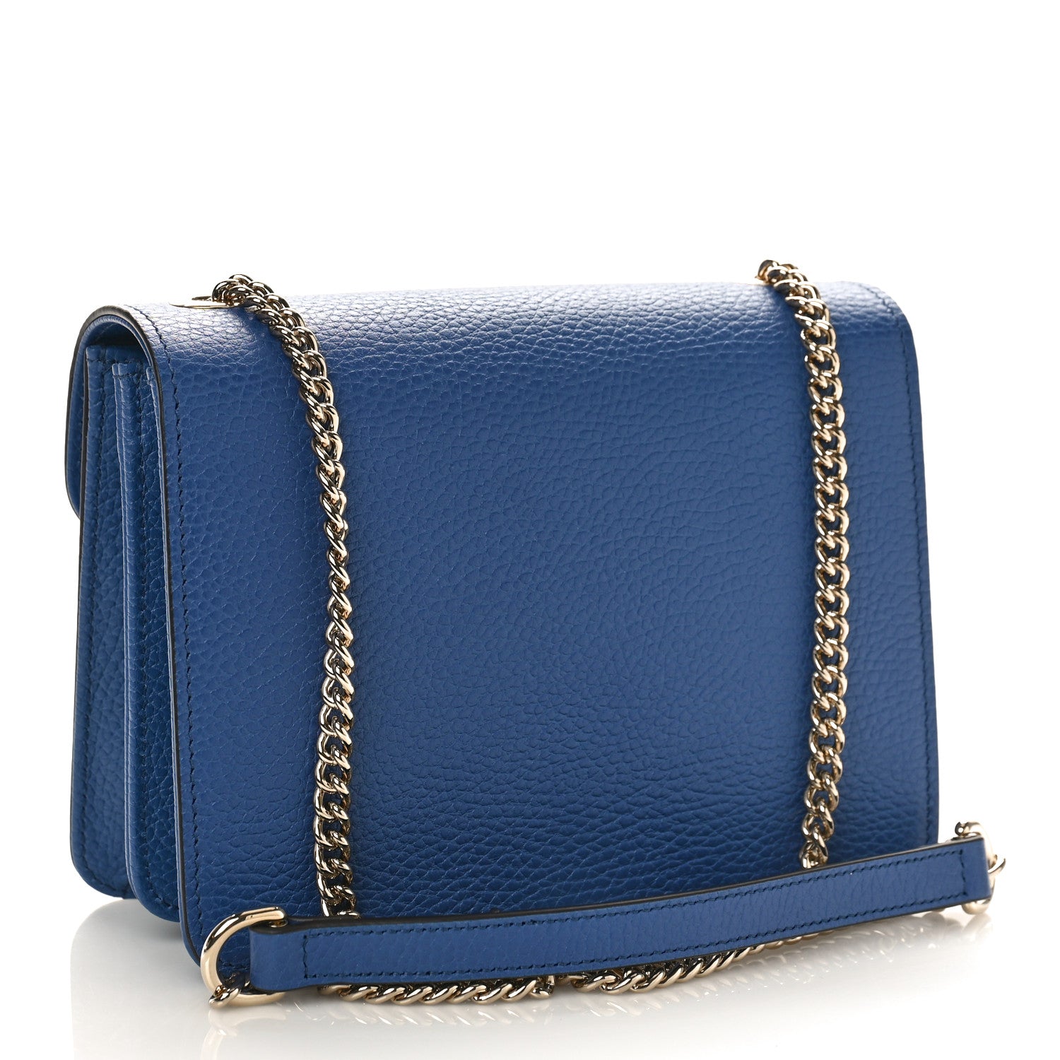Gucci Dollar Calfskin Small Interlocking G Shoulder Bag Caspian 3 of 9