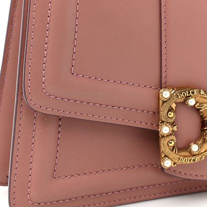 Dolce & Gabbana Smooth Calfskin Small DG Amore Envelope Bag Pink 12 of 13
