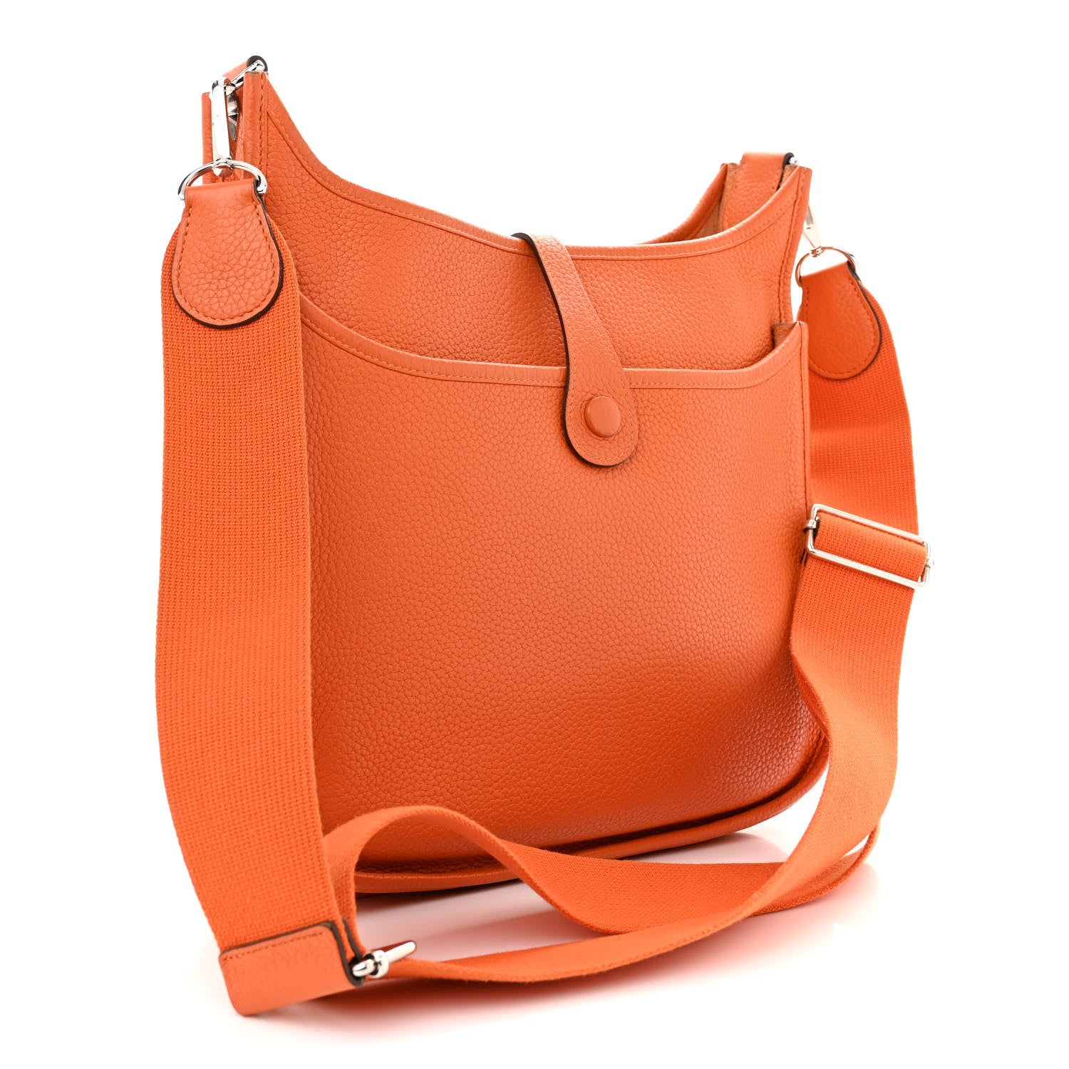 Hermes Taurillon Clemence Evelyne III PM Orange 3 of 15