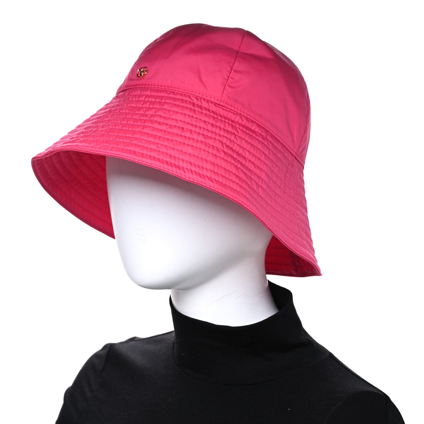 Nylon GG Bucket Hat L Fuxia