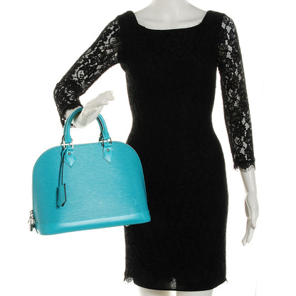 Louis Vuitton Epi Alma PM Turquoise 2 of 7