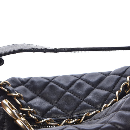 Chanel Lambskin Quilted Small Hobo Black 10 of 20