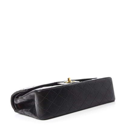 Chanel Lambskin Quilted Medium Double Flap Black 4 of 14