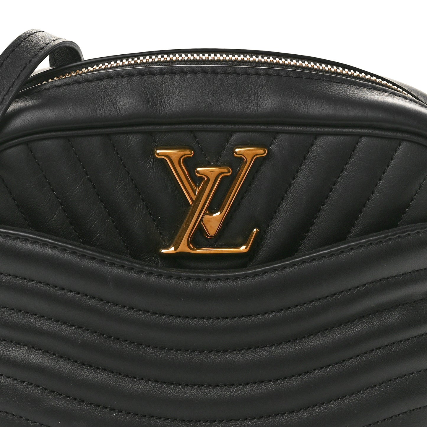 Calfskin New Wave Camera Bag Black