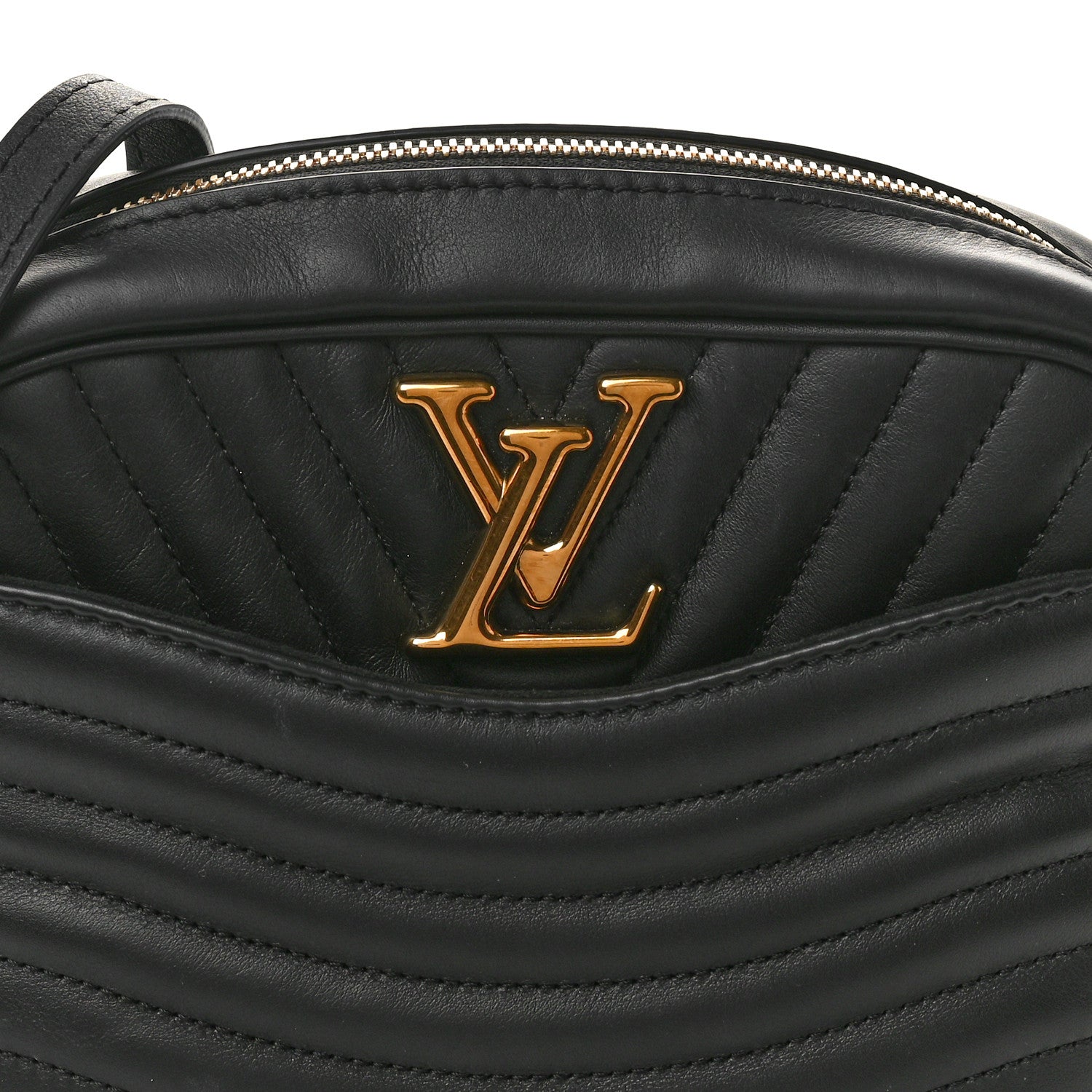 Louis Vuitton Calfskin New Wave Camera Bag Black 7 of 9