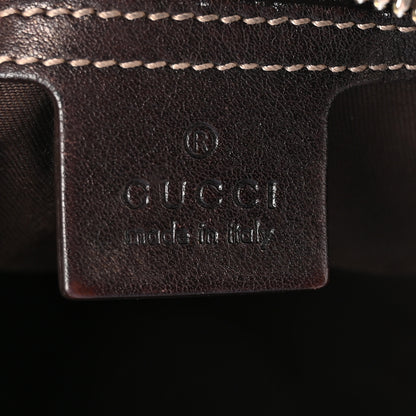 Gucci Monogram Web Studded Pelham Shoulder Bag Dark Brown Dark Brown 6 of 10