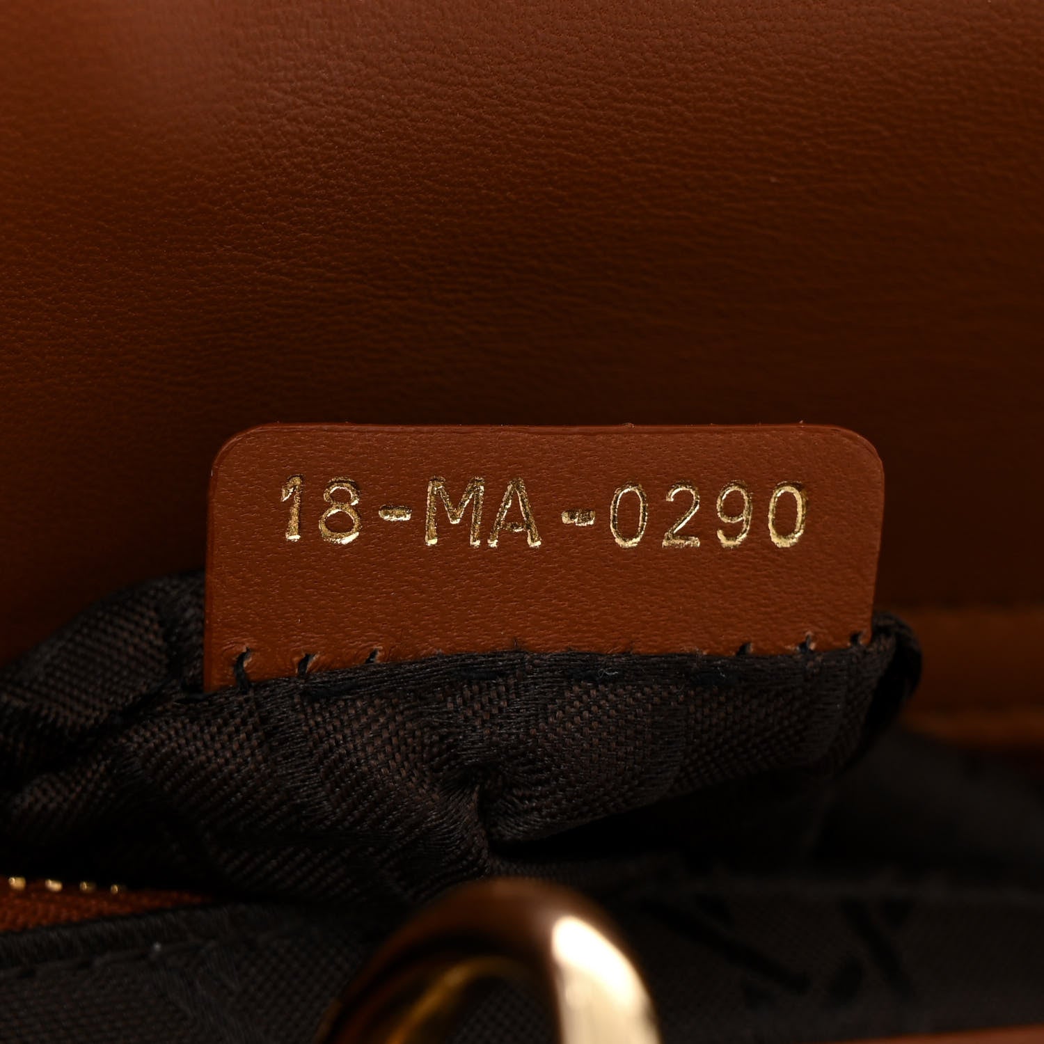 Christian Dior Calfskin Cannage Small My ABCDior Lady Dior Tan 7 of 13