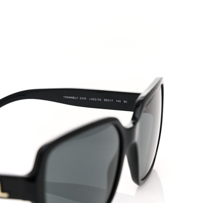 Chanel Acetate Square Sunglasses 5408 Black 6 of 7