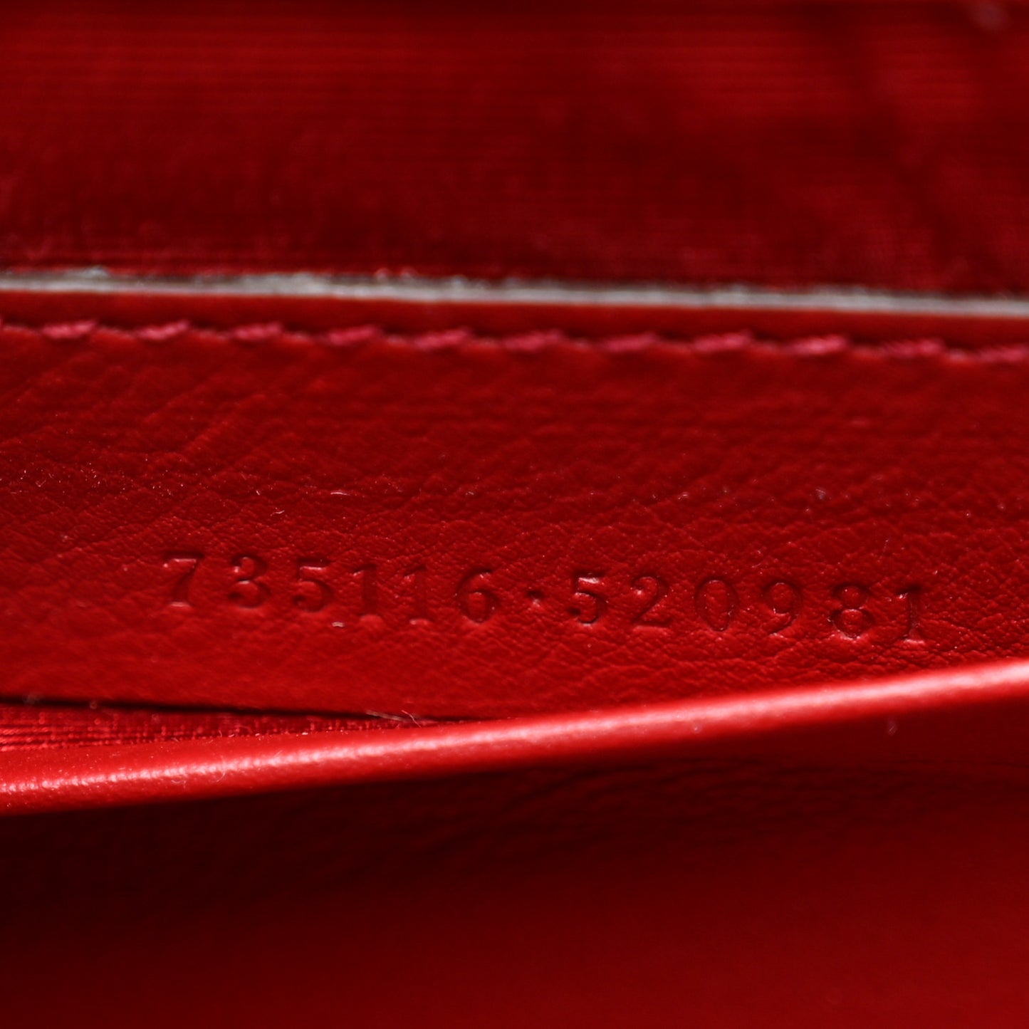 Moire Fabric Calfskin Rhinestone Monogram Monochrome Lizard Embossed Mini Bamboo 1947 Top Handle Chain Bag Red