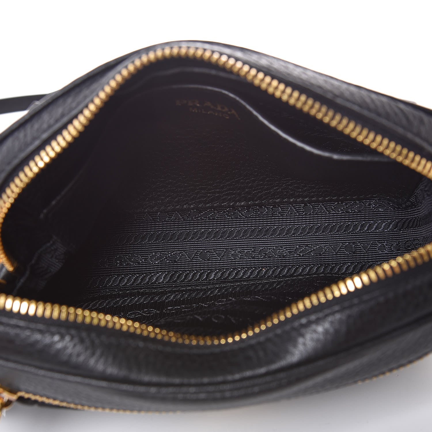 Prada Vitello Daino Belt Bag Black 7 of 9
