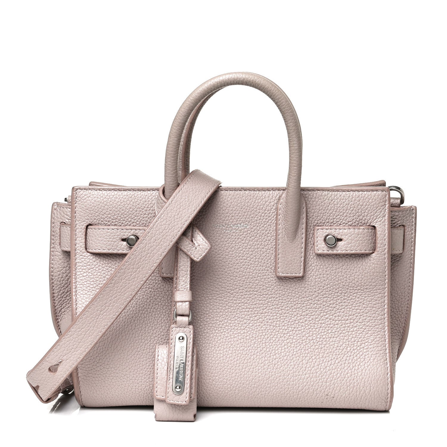 Saint Laurent Grained Calfskin Nano Sac De Jour Souple Nude 1 of 23