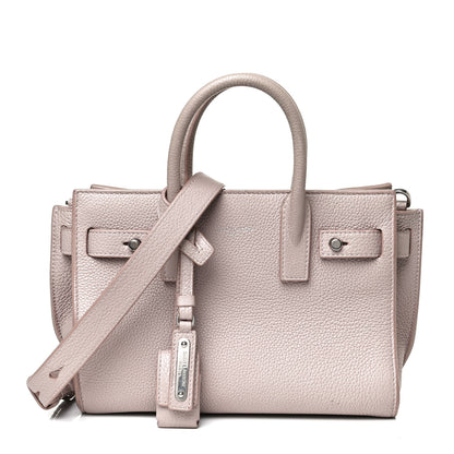 Saint Laurent Grained Calfskin Nano Sac De Jour Souple Nude 1 of 23
