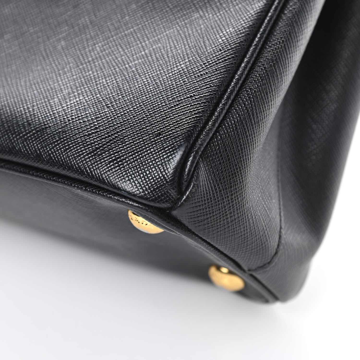 Prada Saffiano Mini Galleria Double Zip Tote Black 13 of 21