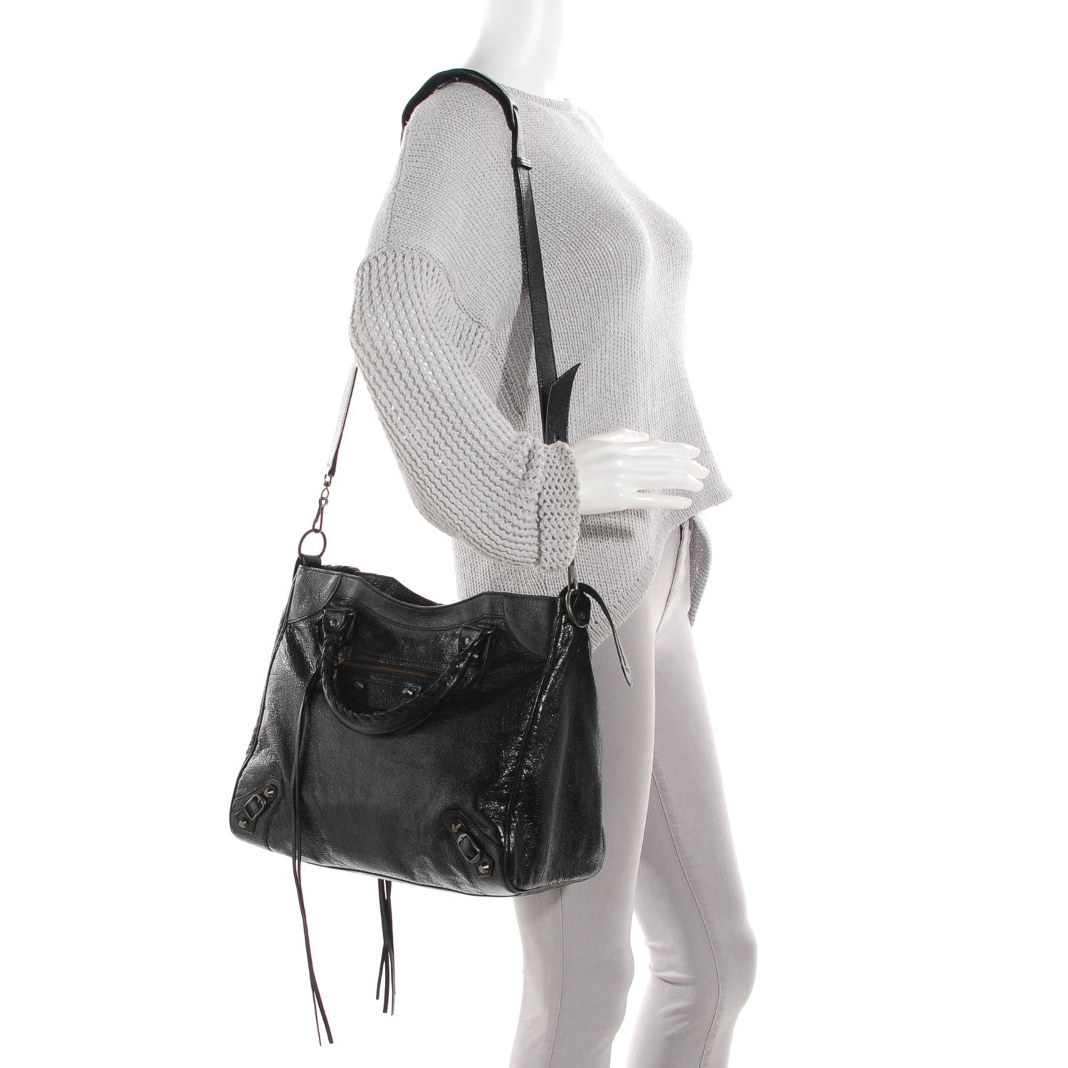 Balenciaga Agneau Classic Hardware Velo Black 8 of 15