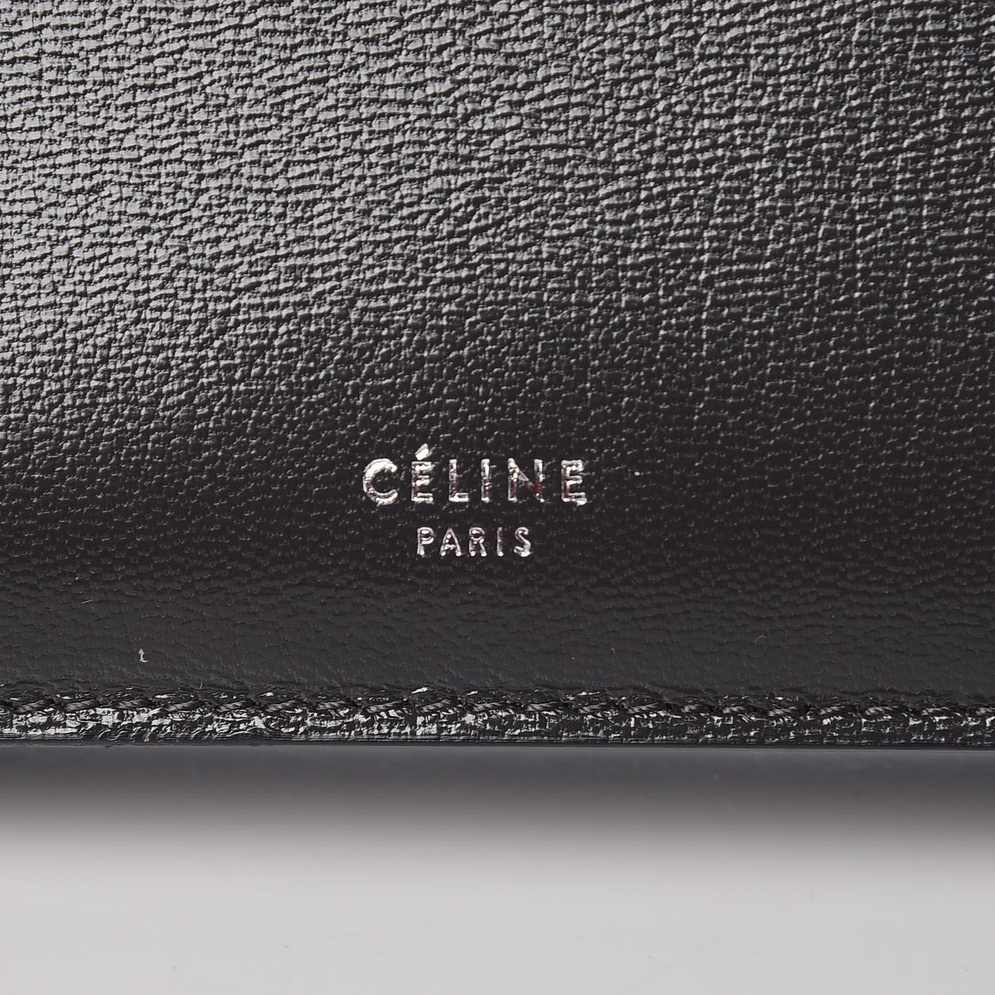 Patina Box Calfskin Medium Clasp Bag Grey