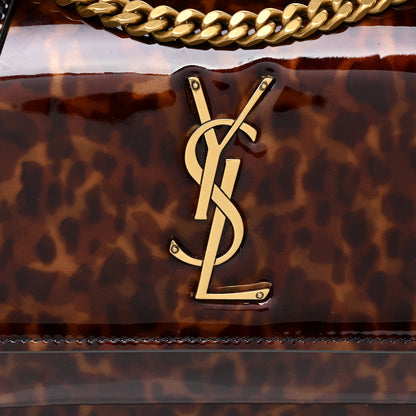 Saint Laurent Patent Small Monogram Sunset Tortoiseshell 7 of 12