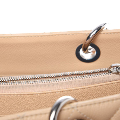 Chanel Caviar Quilted Grand Shopping Tote GST Beige Clair 21 of 28