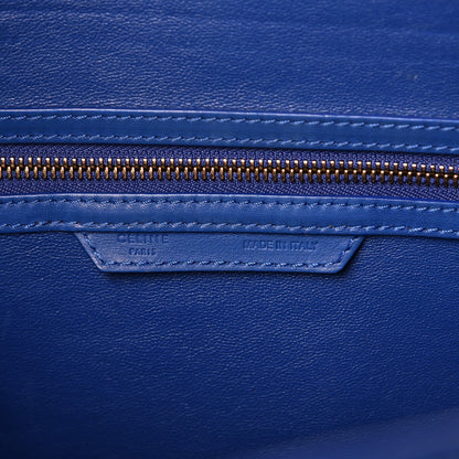 Celine Smooth Calfskin Mini Luggage Royal Blue 7 of 28