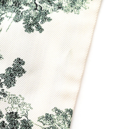 Christian Dior Silk Toile De Jouy Mitzah Scarf White 10 of 10