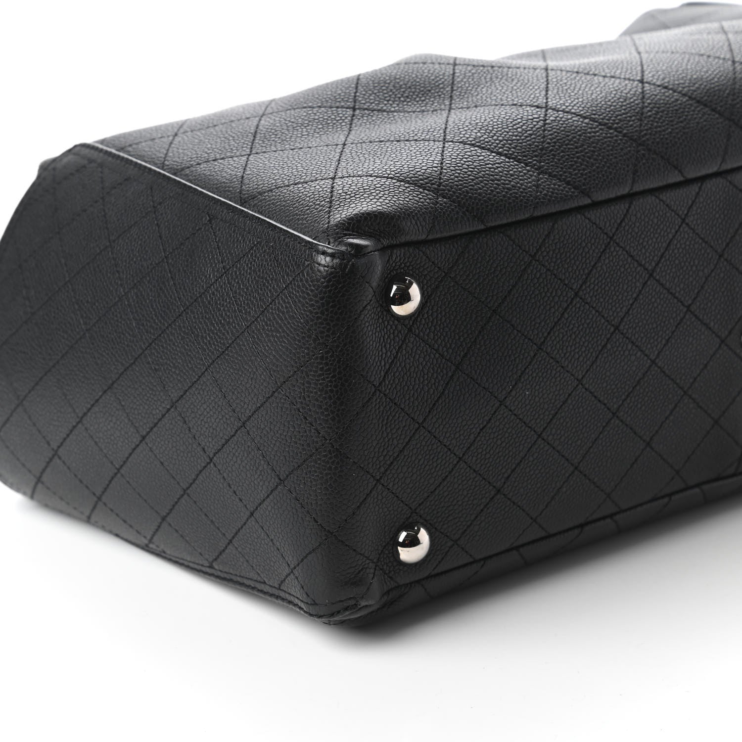 Chanel Grained Calfskin CC Pocket Tote Black 6 of 10