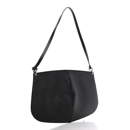 Louis Vuitton Epi Demi Lune Pochette Black 3 of 7