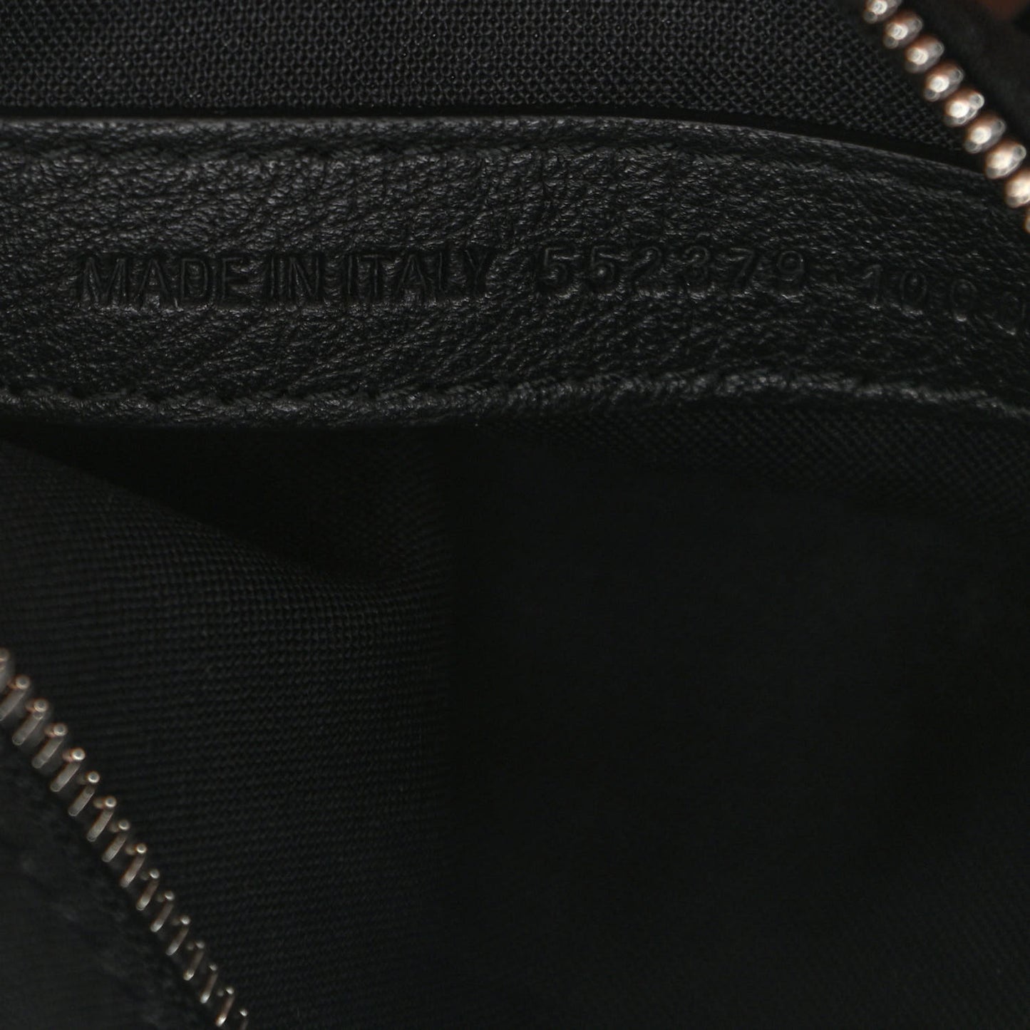 Smooth Calfskin Logo Small Everyday Backpack Black White