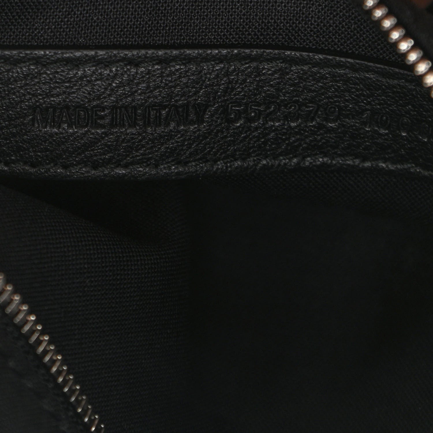 Balenciaga Smooth Calfskin Logo Small Everyday Backpack Black White 7 of 12