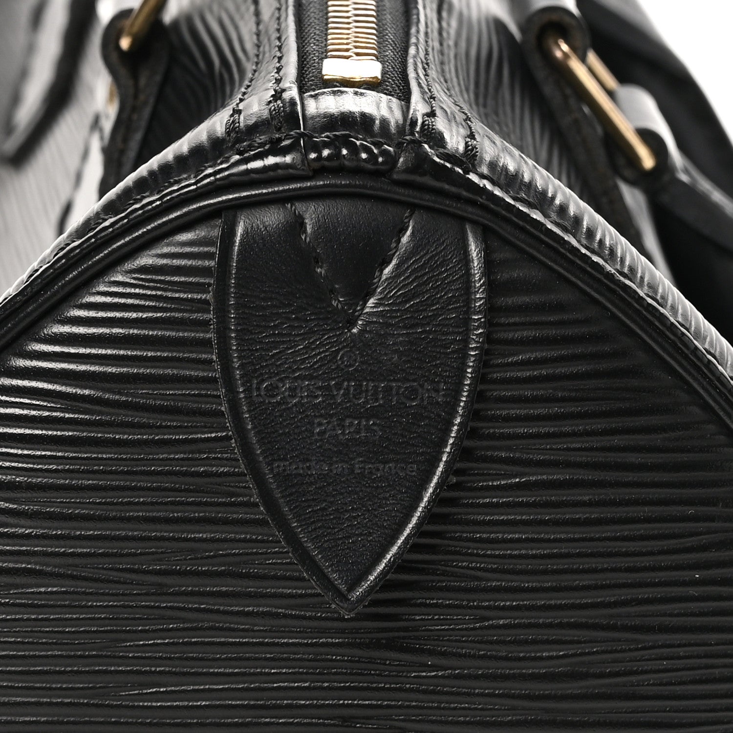 Louis Vuitton Epi Speedy 25 Black 6 of 13
