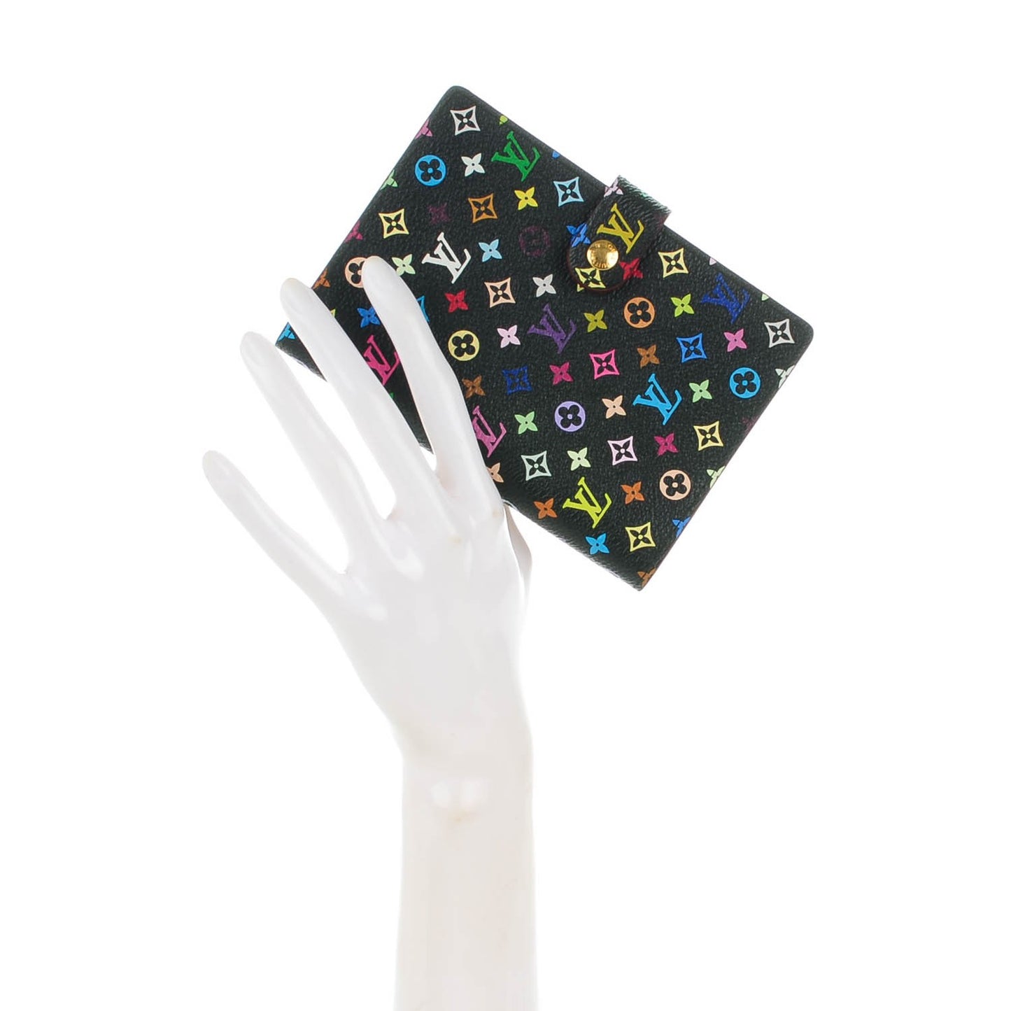 Monogram Multicolor Small Ring Agenda Cover Black Grenade