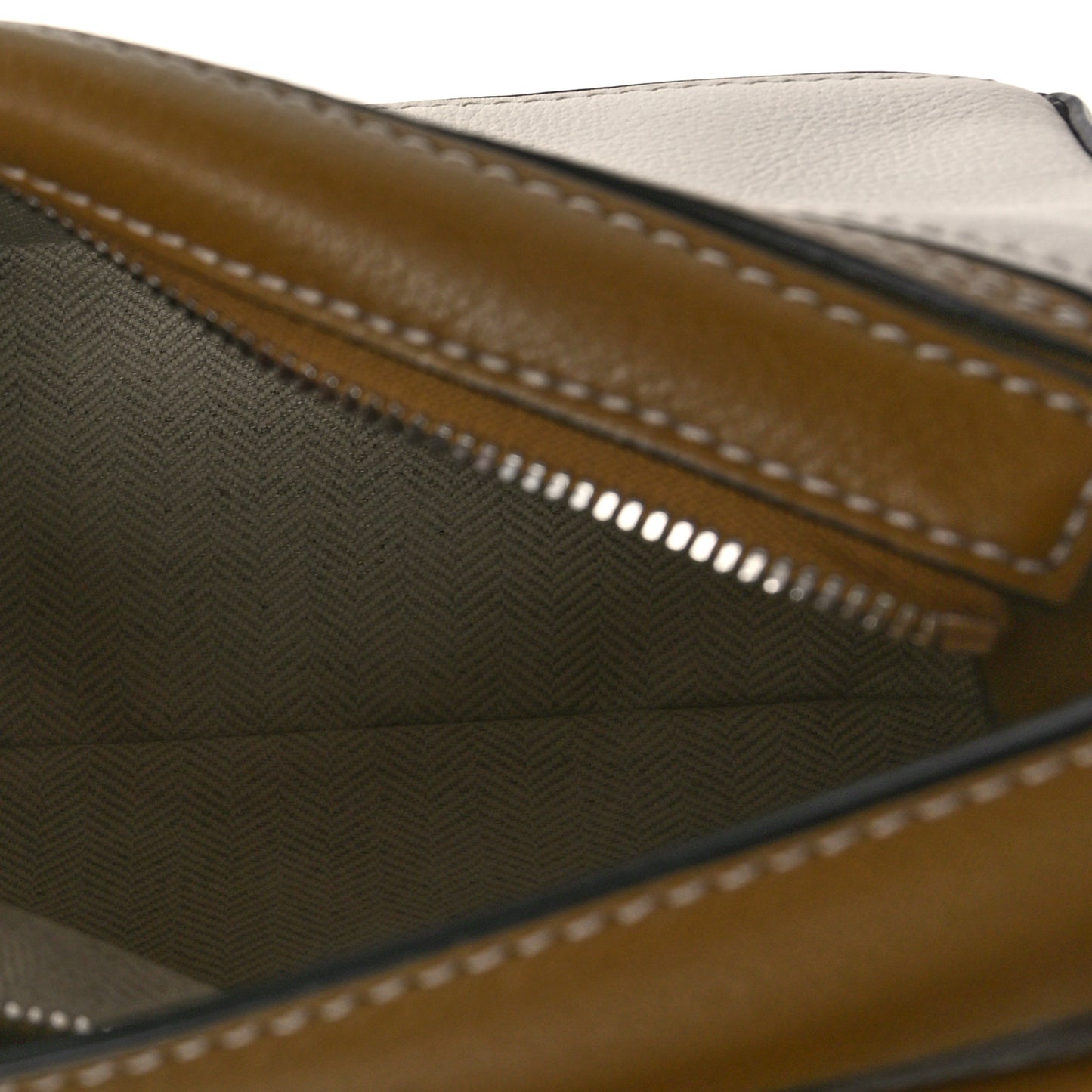 Calfskin Mini Puzzle Bag Ochre