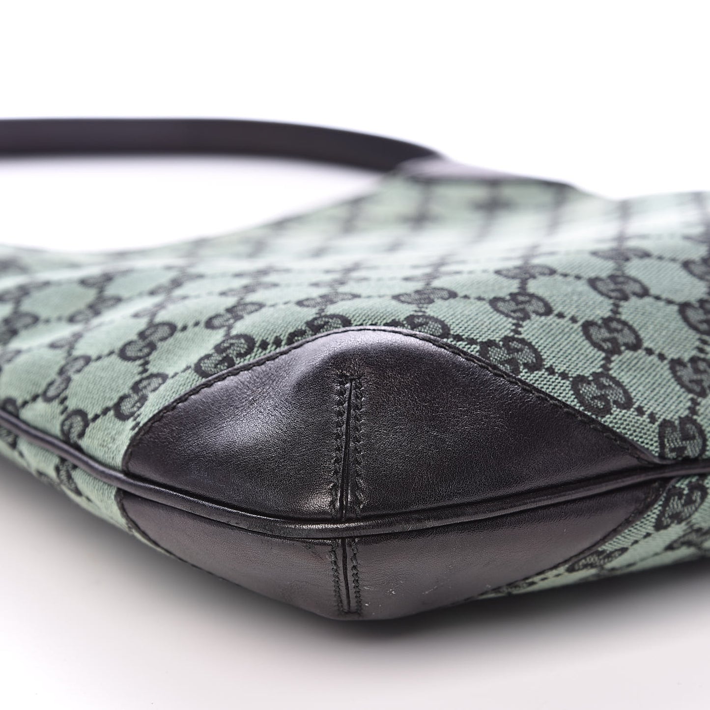 Monogram Signature Hobo Shoulder Bag Green