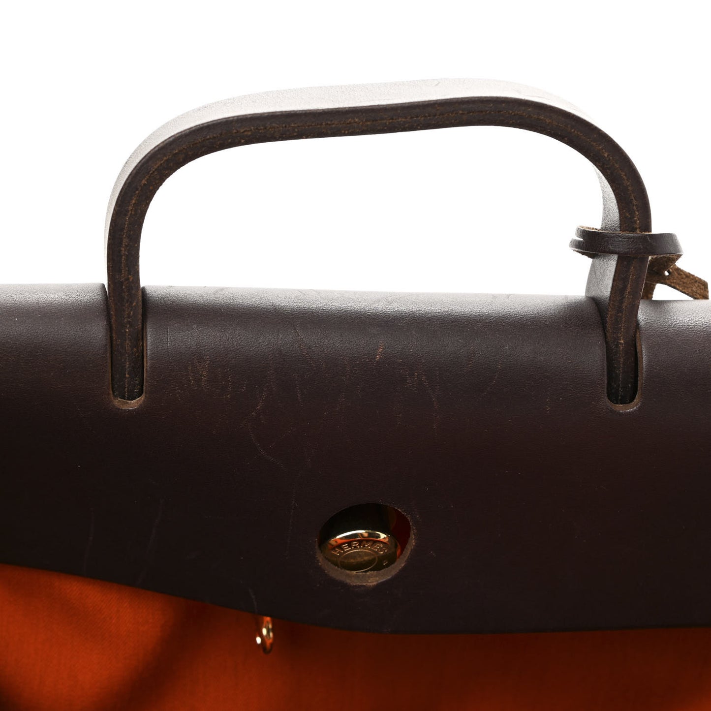 Toile Vache Calfskin Herbag 30 PM Backpack