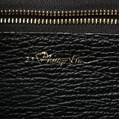 3.1 Phillip Lim Textured Calfskin Medium Pashli Satchel Black 6 of 11