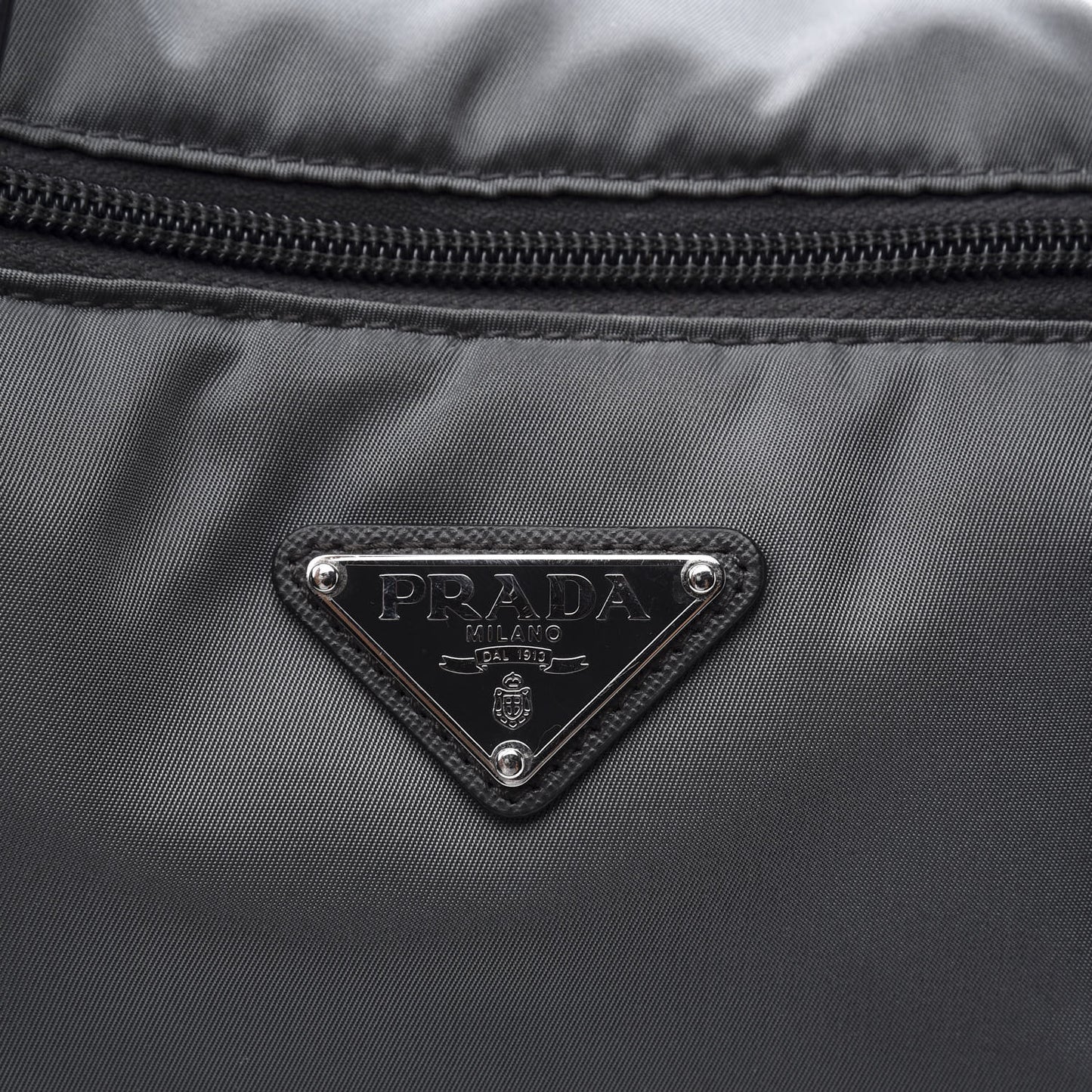 Tessuto Nylon Saffiano Tote Ardesia