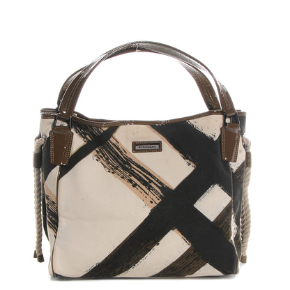 Burberry Summer Canvas Bilmore Medium Tote Amber Bronze 1 of 10