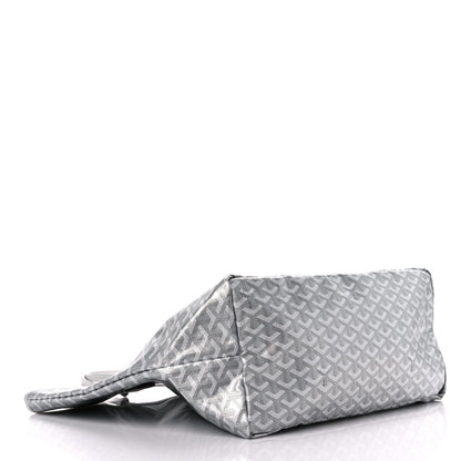 Goyard Goyardine Precious Metals Saint Louis GM Silver 4 of 12