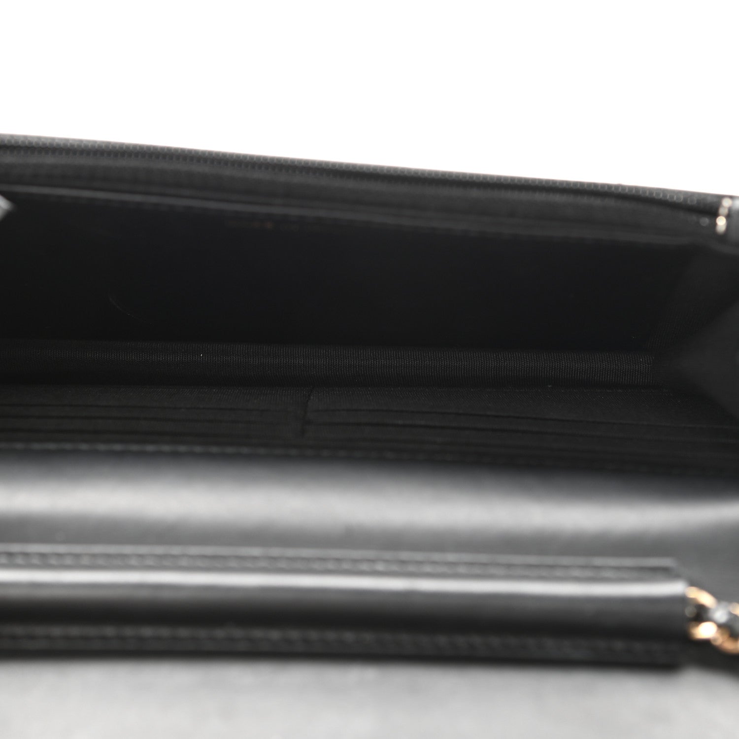 Chanel Caviar Timeless CC Wallet On Chain WOC Black 5 of 11