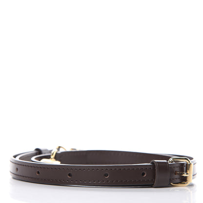 Louis Vuitton Calfskin 16mm Adjustable Shoulder Strap Brown 2 of 4