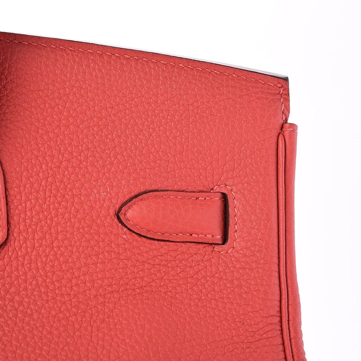 Togo Birkin 35 Rouge Pivoine