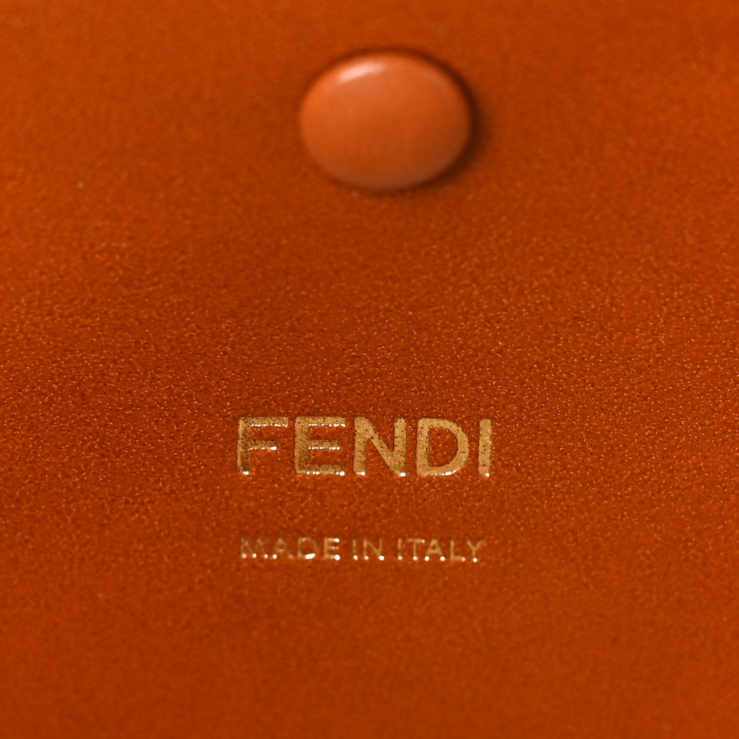 Fendi Canvas Cuoio Agata FF Ajour Embroidered Baguette Grezzo Cuoio 6 of 9